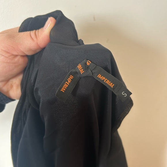 Black Dress Pleated - Picture 3 of 3